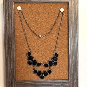 Black Beaded Necklace